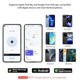 ATUVOS 2026 New Dual System Air Tracker Tag-1 Pack, Compatible with Apple Find My (iOS) & Google Find Hub (Android) [Not for Huawei], Bluetooth Tracker Smart Tag for Keys, Luggage, Backpack, Suitcases