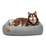 ATIFBOP Orthopedic Dog Bed, 46x38x12 inch, Grey