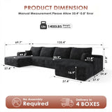 Boneless Couch, Modular Sectional Couches for Living Room