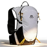 AONIJIE 18L Lightweight Hiking Backpack Waterproof, Backpacking Pack for Men Women, Hydration Hiking Pack with Multi Pockets & Waist Strap, Camping Travel Daypack - White