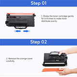 TN850 Toner Cartridges Compatible for Brother TN-880 TN-850 TN-820 TN820 Toner Cartridges High Yield Replacement for HL-L6200DWT L6200DW L5200DW L5100DN MFC-L5800DW L5700DW L6700DW L6800DW 2 Black