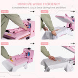 16x24 Pneumatic up Sliding Dual Platen Heat Press Machine