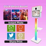 Aookely DSLR Photobooth Machine with Flight Case, 15.6" HD Touch Screen