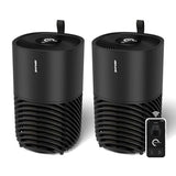 PuroAir 130i HEPA Air Purifiers for Home Pets - Covers Up To 600 Sq Ft - Filters Up To 99.9% of Pollutants, Smoke, Pollen, Dust (2 Pack)