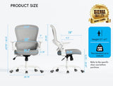 TRALT Ergonomic Office Chair - Comfy Desk Chair with Back Support