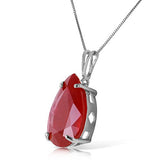 5 ct s14k Solid White Yellow Rose Gold Born A Lioness Ruby Pendant Necklace