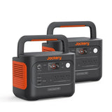 Jackery Explorer 1000 v2 Portable Power Station*2,1070Wh LiFePO4 Battery,1500W AC/100W USB-C Output, 1 Hr Fast Charge, Solar Generator for Camping,Emergency, RV, Off-Grid Living(Solar Panel Optional)