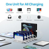 【10PCS】 Unitek 10-Port Charging Station, Fast Charger Dock for Multi-Device