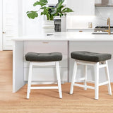 RNKSFX Counter Height Bar Stools Set of 6 for Kitchen Counter