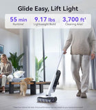 NARWAL S30 Wet Dry Vacuum Cleaner with 20000Pa Suction, 176°F Self-Cleaning, Heated Drying, Disposable Waste Bag, Tangle-Free, Cordless Vacuum Mop for Hard Floors & Edge Cleaning, Easy to Use