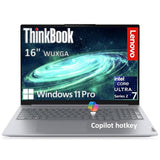 Lenovo ThinkBook 16 Gen 8 Laptop, Intel Core Ultra 7, 32GB DDR5, 1TB SSD