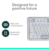 Customizable Keyboard with Vibration Absorbing Gasket, Backlit Keys, Bluetooth, USB-C Charging, for PC, Mac, Laptops - Off