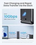 Anker Nano Laptop Docking Station with Detachable Hub, 13-in-1 USB-C Triple Display Docking with 2 HDMI+1 DP