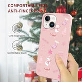 Aoldimu Christmas Tree Snowflakes Merry Christmas Snowman Phone Cases for iPhone 17e/iPhone 16e Case Shockproof Soft Silicone Protective Phone Cover Funda for iPhone 17e/iPhone 16e 6.1 Inch Purple