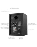 60W Computer Speakers for Music and Gaming, Active Bluetooth 5.3, Stereo 2.0 Speakers for Desktop PC or Laptop
