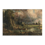 Aosarocc Salisbury Cathedral from The Meadows by John Decorative Canvas Posters Suitable For Bedrooms Living Rooms Bathrooms Kitchens And Offices Decoration 36x24inch(90x60cm) Unframe-style