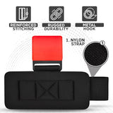 WYOX Weight Lifting Hooks for Men & Women (Pair) – Heavy Duty Wrist Support Straps with Hooks for Deadlifts, Pull Ups, Shrugs – Gym Lifting Straps