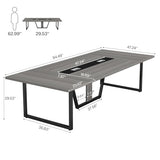 Tribesigns 8FT Conference Table Set of 2