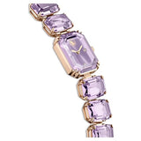 Swarovski Watch, Octagon Cut Bracelet, Purple, Champagne Gold-Tone Finish