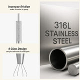 Piercing Ball Grabber Tool for Changing Jewelry,14G 16G 18G 20G Stainless Steel Piercing Tapers with Threaded & Threadless Insertion Pins for Ear/Nose/Cartilage/Dermal/Septum, Eyebrow/Tongue