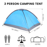 Tree Fox Camping Tent for 2 Person Lightweight Portable Waterproof Easy Set Up Outdoor Tent for Adults Good Choice as Camping Gear for Backpacking and Hiking Green