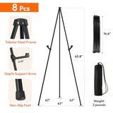 Easel Stand for Wedding Sign Stand, 66 Inch Portable Picture Stands for Display