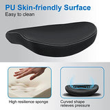 Office Chair Ergonomic Desk Chair, Computer PU Leather Home Office Chair, Swivel Mesh Back Adjustable