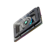 Gaming Laptop Cooling Pad with Adjustable Speed and LED Lights for 15.6-19 Inch Notebooks Cooling Pad for Gaming Laptop
