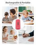 Electric Pencil Sharpener - Auto Feed, Auto Stop & Auto Eject