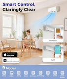 Mini Split Air Conditioner - 18000 BTU Ductless Mini Split Ac/Heating System
