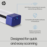 Portable Document Scanner - 300 dpi Digital, USB & Wireless, Duplex Feed with Feeder for Two-Sided Pages