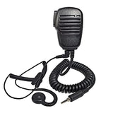 UAYESOK 3.5mm Screw Thread Speaker Mic IP54 Waterproof for Yaesu Vertex VX-6 VX-6R VX-7R VX-170 FT-270 HT Standard Horizon HX210 HX270 HX400 HX750S HX870 HX890 Handheld Marine Radio Transceiver