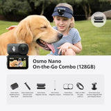 DJI Osmo Nano On-the-Go Combo (128GB), 4K Wearable Camera
