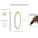 Inside Out Hoop Earrings for Women