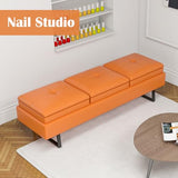 kinbor Waiting Room Bench for Salon - Modern Bench Waiting Room Chairs