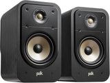 Polk Audio Signature Elite ES20 Bookshelf Speakers, Pair, Stunning Black