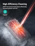 Carpet Steam Cleaner for Home, 293°F 58 PSI Powerful Multipurpose Handheld Steam Mop, 21 Attachments, 50Oz Capacity, Heavy Duty Steamer for Carpets, Floors, Cars, Tiles, Crack Cleaning, Turquoise