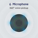 USB Wired Omnidirectional Microphone Voice Pickup Mic Speaker for Meeting Business