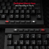 Redragon K580 PRO Wireless RGB Gaming Keyboard, 3-Modes 104 Keys Mechanical Keyboard w/Hot-Swap Socket