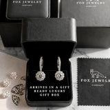14k Gold GRA Moissanite & IGI Lab Grown Diamond Earrings