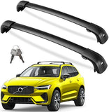 KINGGERI 300lbs Lockable Roof Rack Cross Bars Compatible with Volvo XC60 XC-60 2018-2026, Heavy Duty Anti-Theft Aluminum Roof Rails Crossbars Rooftop Accessories Luggage Racks Carrier