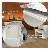 Portable Room Divider - No Drilling Folding Privacy Screen for Home, Studio