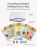 Large Magic Handwriting Practice Copybook, Grooved Handwriting Practice for Kids 3-8, Toddler Writing Practice, Math Calligraphy, Letter Tracing, for Preschool, The Beginner Kit