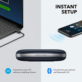 PowerConf Speakerphone, Zoom Certified Conference Speaker with 6 Mics, 360° Enhanced Voice Pickup, 24H Call Time, Bluetooth 5.3, USB C