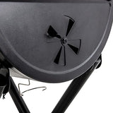 King-Griller Gambler Portable Charcoal Grill in Black Char-Griller