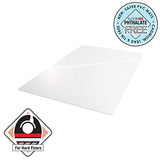 Floortex Advantagemat Phthalate Free Vinyl Rectangular Chair Mat for Hard