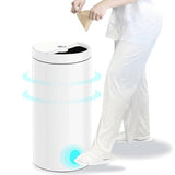 ASWRTYJO Kitchen Trash Bin Bathroom Touch in The Toilet Smart Waste Bins