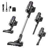 EurekaCordless Vacuum - 50 Min Runtime for Large Homes, 5.5 lbs Lightweight, Ideal for Pet Hair & Allergies on Hardwood & Carpet ReactiClean 410