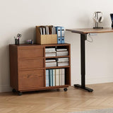 AnywaysWood 3-Drawer Mobile File Cabinet, Wooden File cabinets