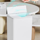 BXFIRS Household Smart Trash Cans are Automatic in The Kitchen Bedroom Bathroom ABS Garbage bin(OneColor)